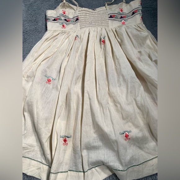 Free people embroidered Dress small baby doll mini - Picture 14 of 16